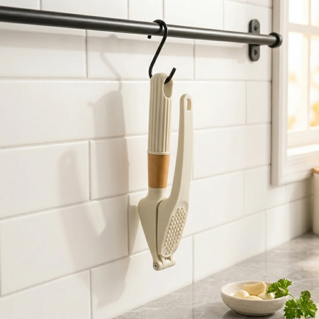 Premium Handheld ABS Garlic Crusher
