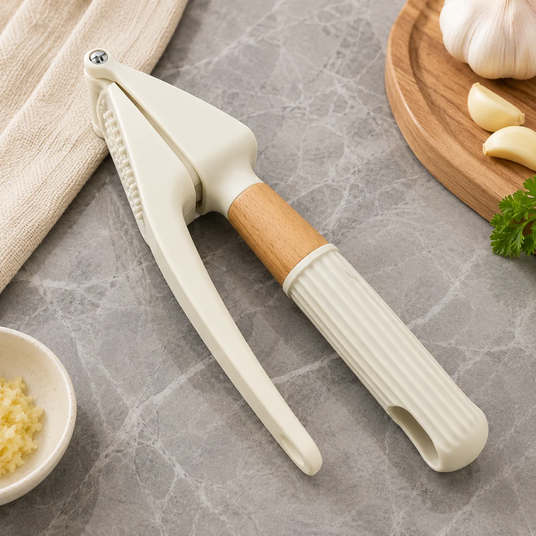 Premium Handheld ABS Garlic Crusher