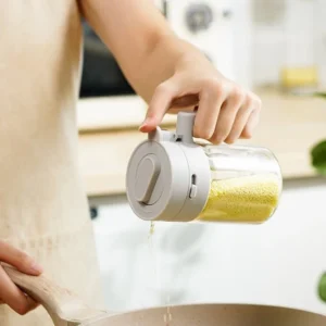 Multi-Functional Dual Dispensing Jar With Spoon