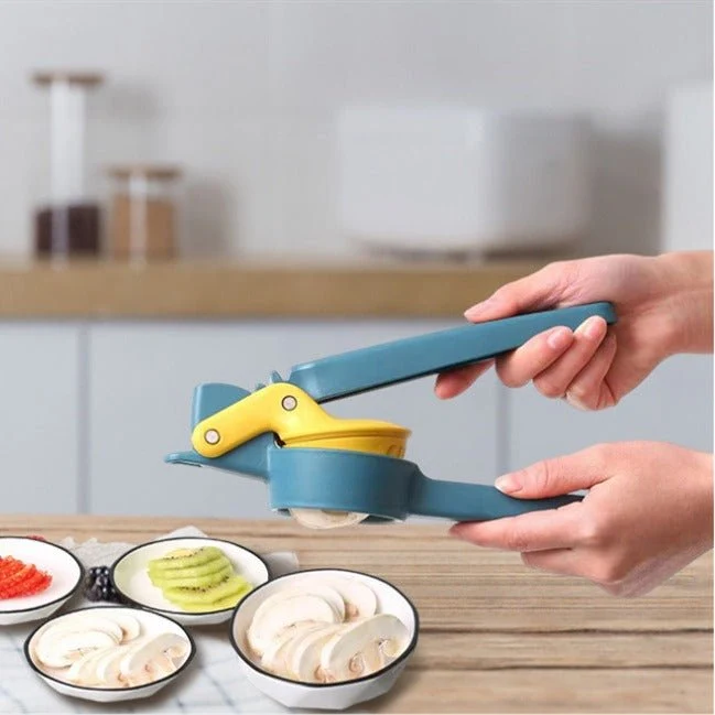 Multipurpose Manual Fruit and Vegetable Slicer with Stainless Blades