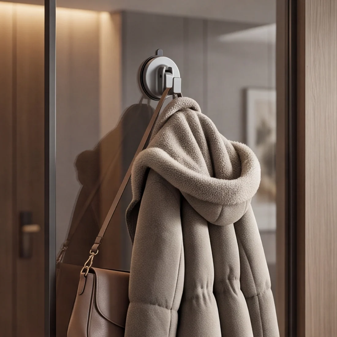 Wall-Mounted Suction Cup Storage Hook