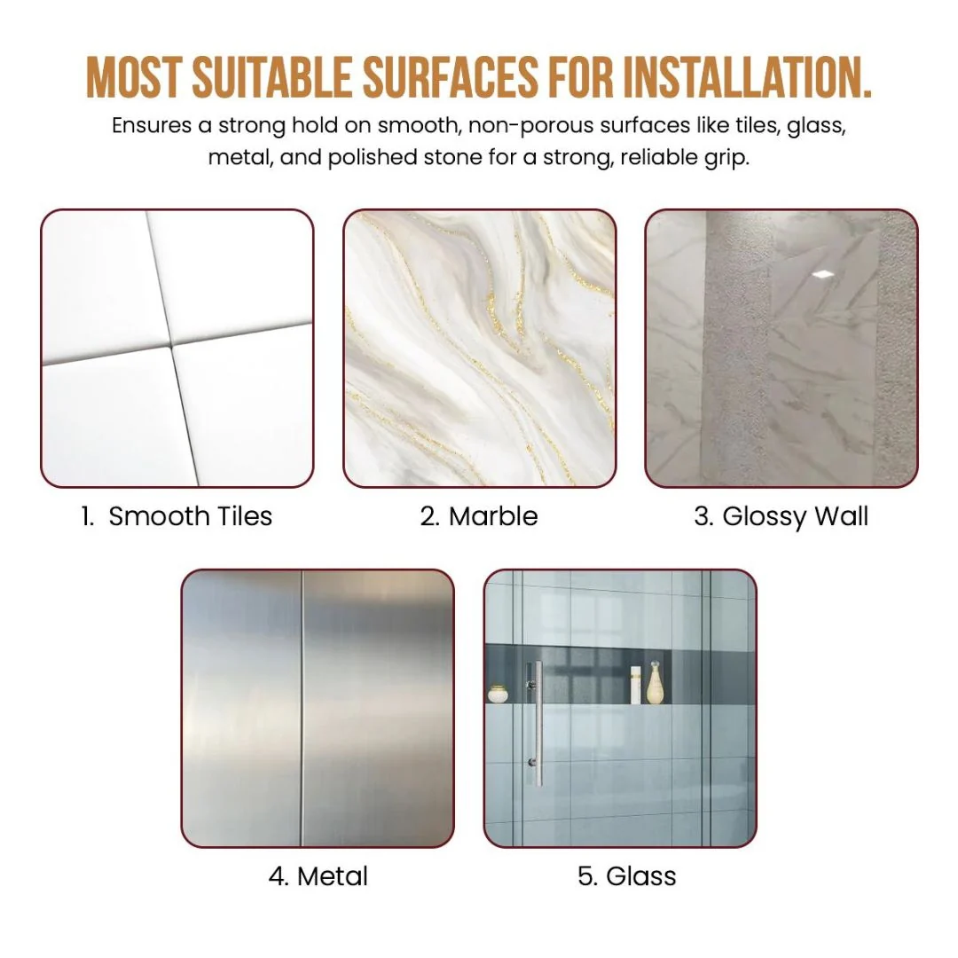 Wall-Mounted Suction Cup Storage Hook